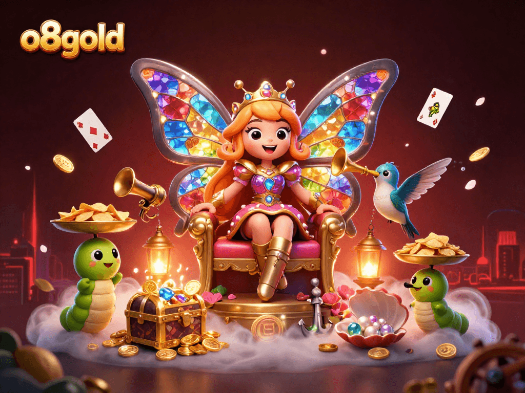 Experience thrilling gameplay at o8gold with vibrant 3D illustrations that capture casino excitement.
