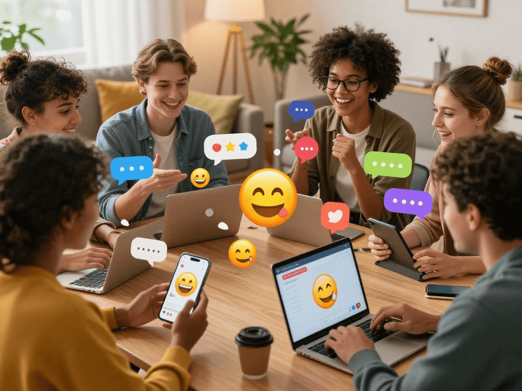 Engaging spicy chat conversation on digital platforms with diverse participants.