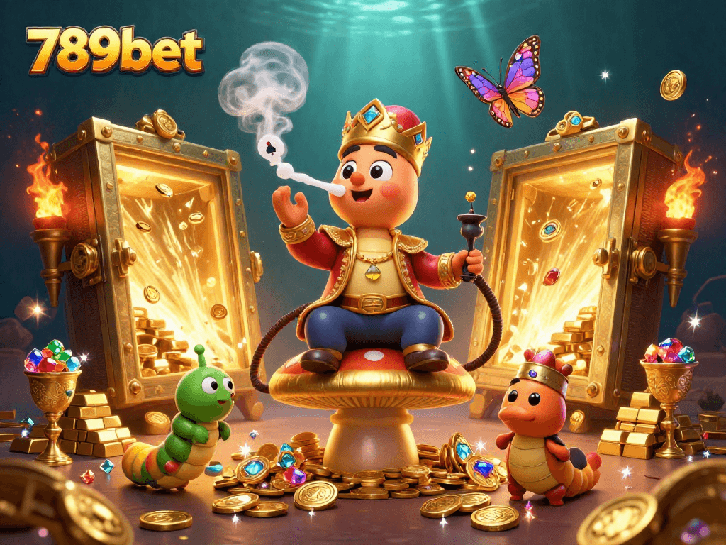 Experience the excitement of 789bet with a vibrant 3D illustration capturing the essence of online gambling.