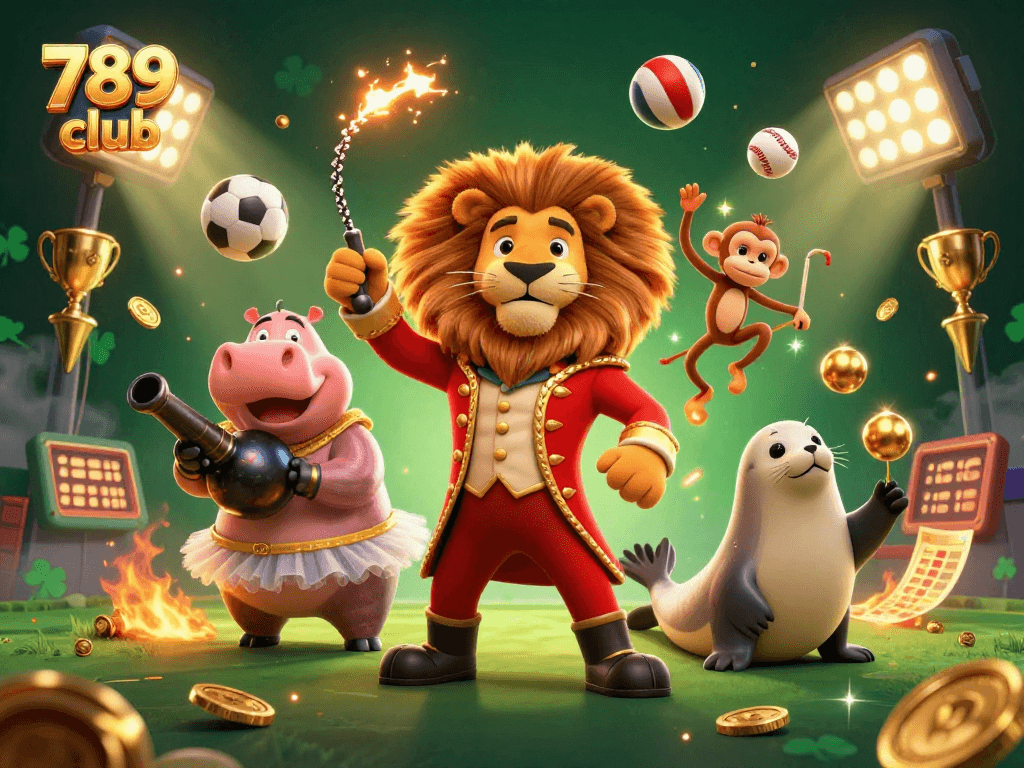 The 789 club offers thrilling betting experiences with dynamic gambling elements and engaging characters in a vibrant casino scene.