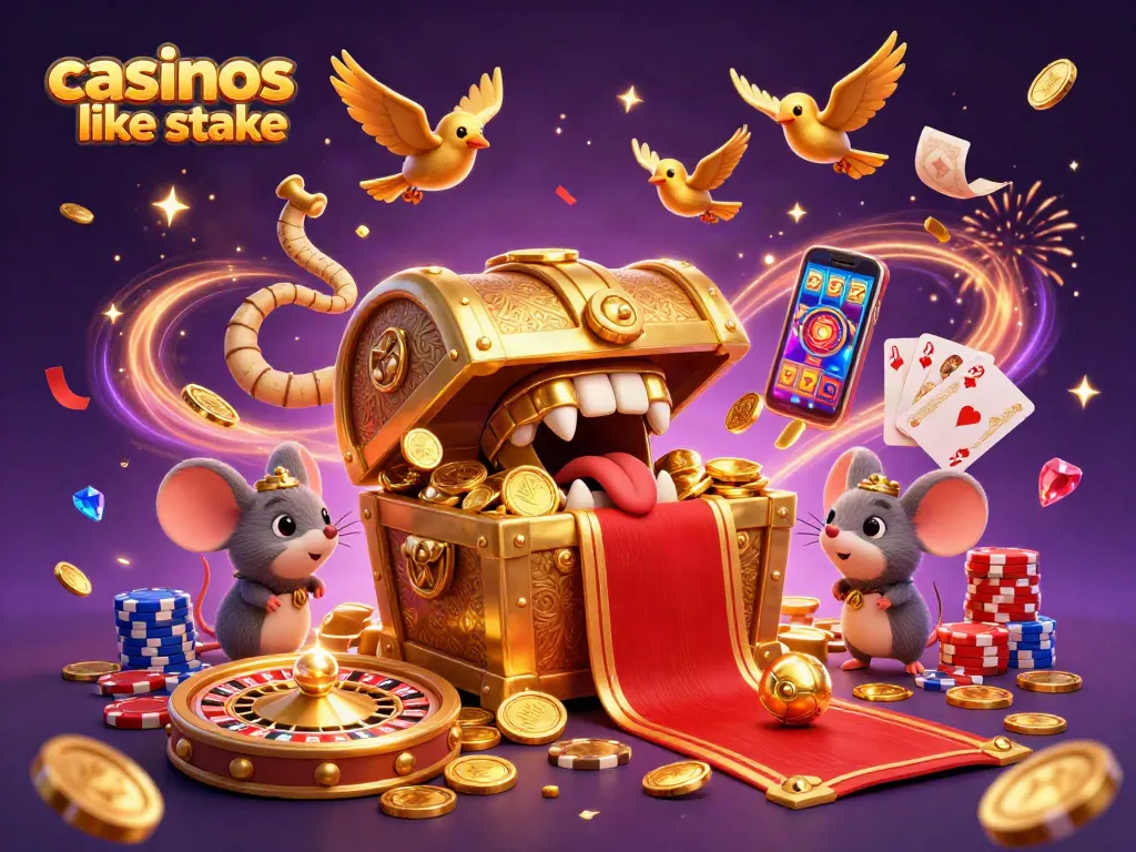 Experience thrilling gameplay in casinos like stake with dazzling treasures and vibrant gaming elements.