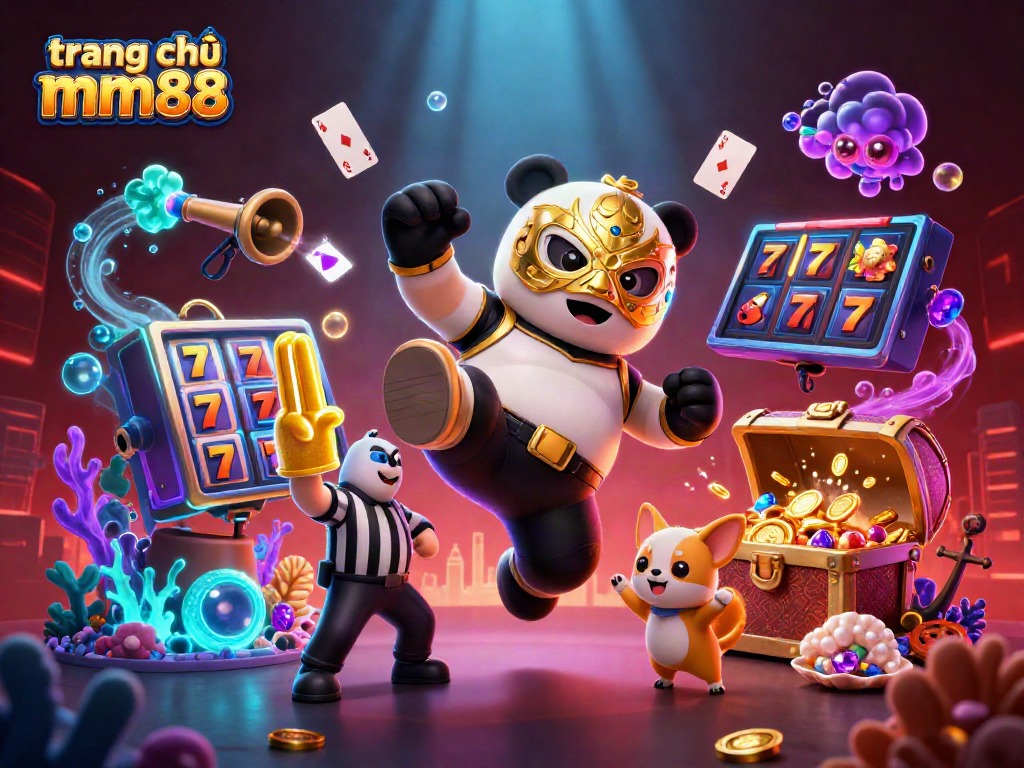 Experience thrilling wins at trang chủ mm88 with our vibrant 3D casino illustration showcasing exciting gaming action.