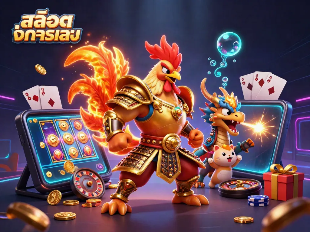 เกมสล็อต ทดลองเล่นและรางวัลมากมายในฉาก 3D