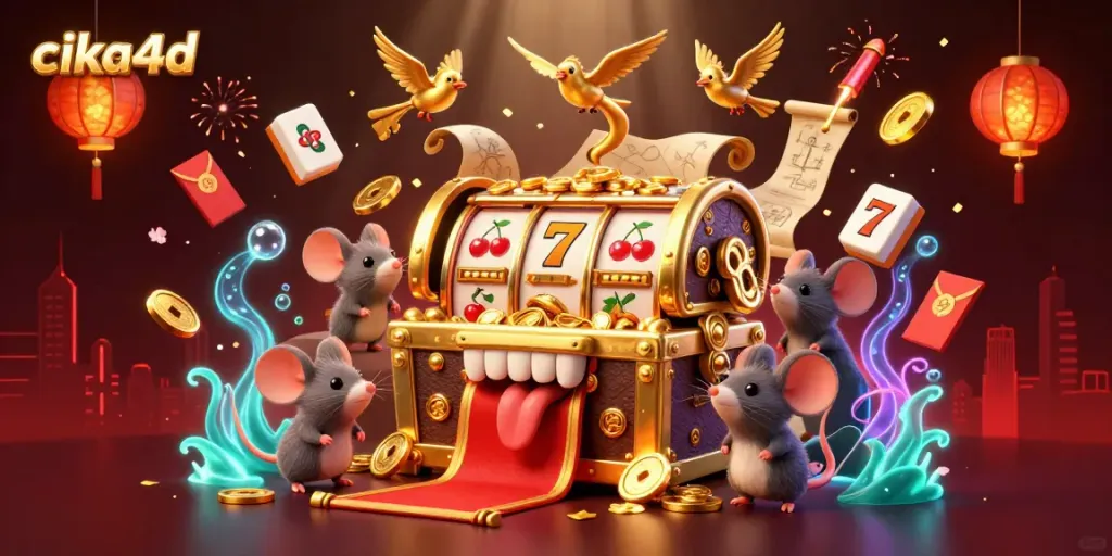 Spin the reels with cika4d treasures and vibrant casino elements that entice gamblers.