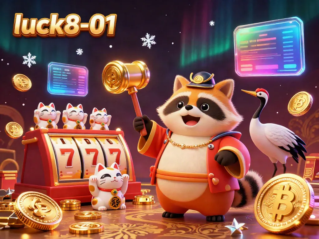 Experience luck8-01 with an exciting scene of animated characters and vibrant casino elements.