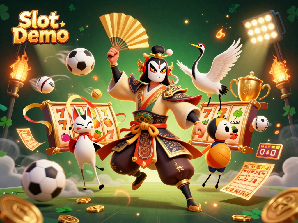 Experience thrilling Slot Demo action with dynamic characters and vibrant casino elements.