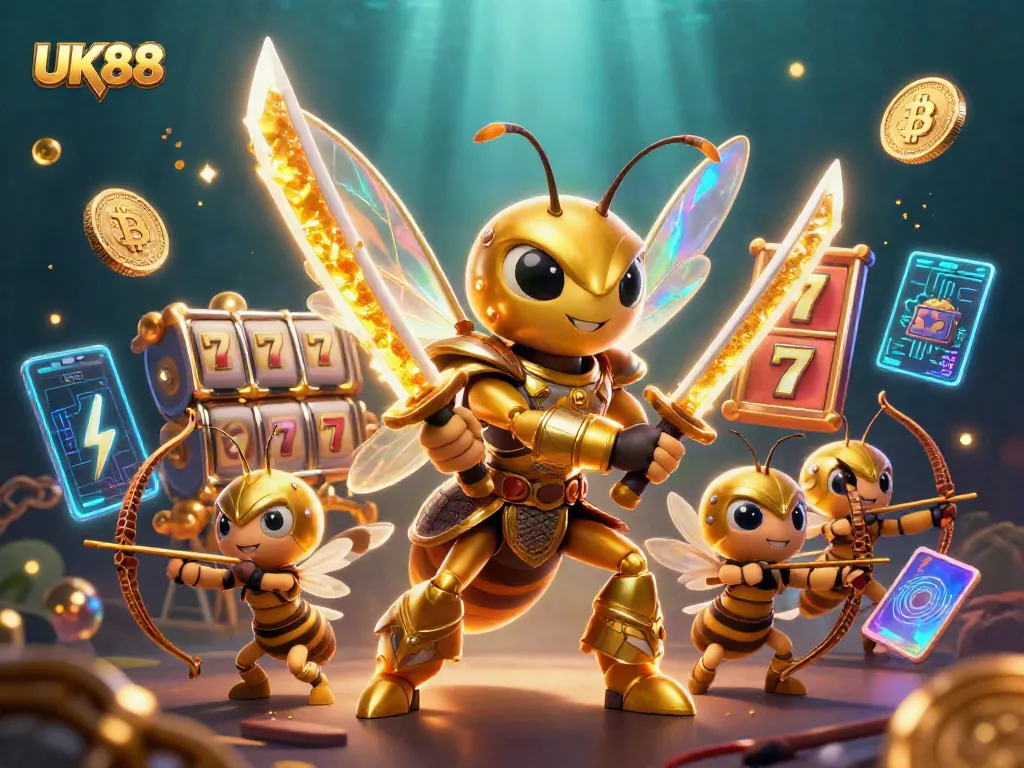 Engage with UK88's thrilling slot experience featuring vibrant characters and dynamic elements.