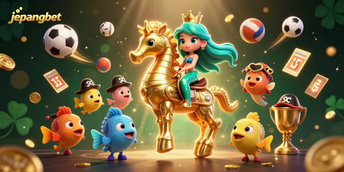 Betting strategies illustrated with a jepangbet-themed 3D scene featuring a mermaid and seahorse.
