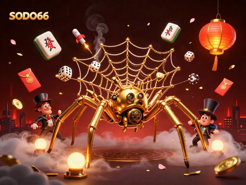 SODO66 captures the excitement of gambling with dynamic elements and a steampunk theme.