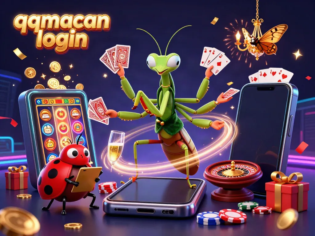 Experience the thrill of gambling with qqmacan login as a giant mantis card sharp and ladybug pit boss cheerfully enhance your play.