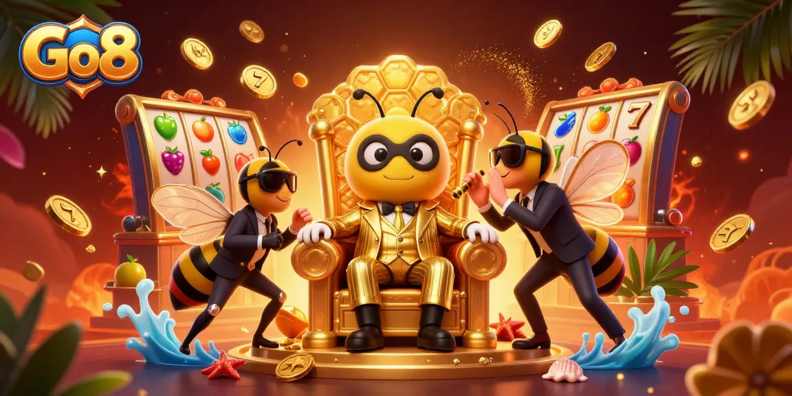 Engage with Go8 to win big in a captivating slot adventure with golden treasures and dynamic game elements.