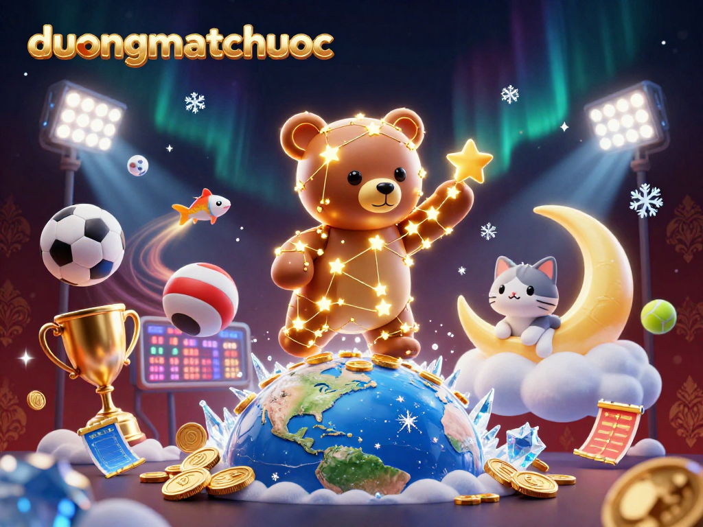 Experience winning with duongmatchuoc in a vibrant, casino-themed 3D illustrated scene.