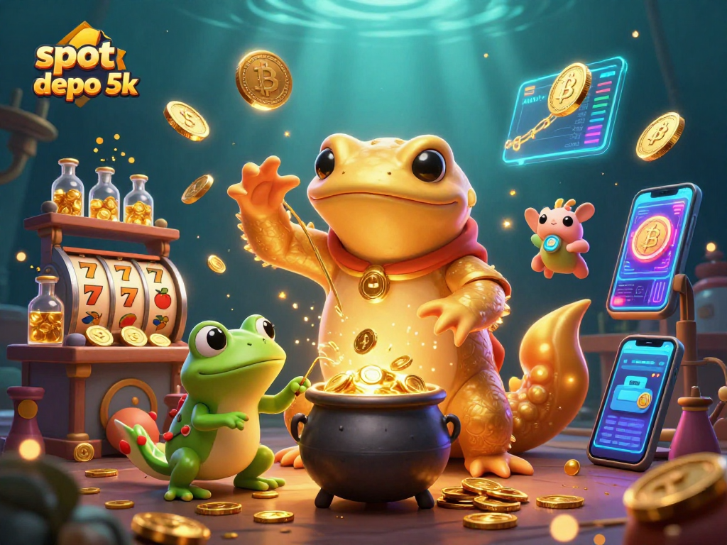 Play the exciting slot depo 5k and experience the thrill of big wins in this dynamic casino scene.
