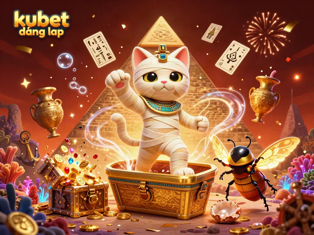 Experience thrilling gameplay with kubet đăng nhập, showcasing vibrant casino elements and energetic characters.